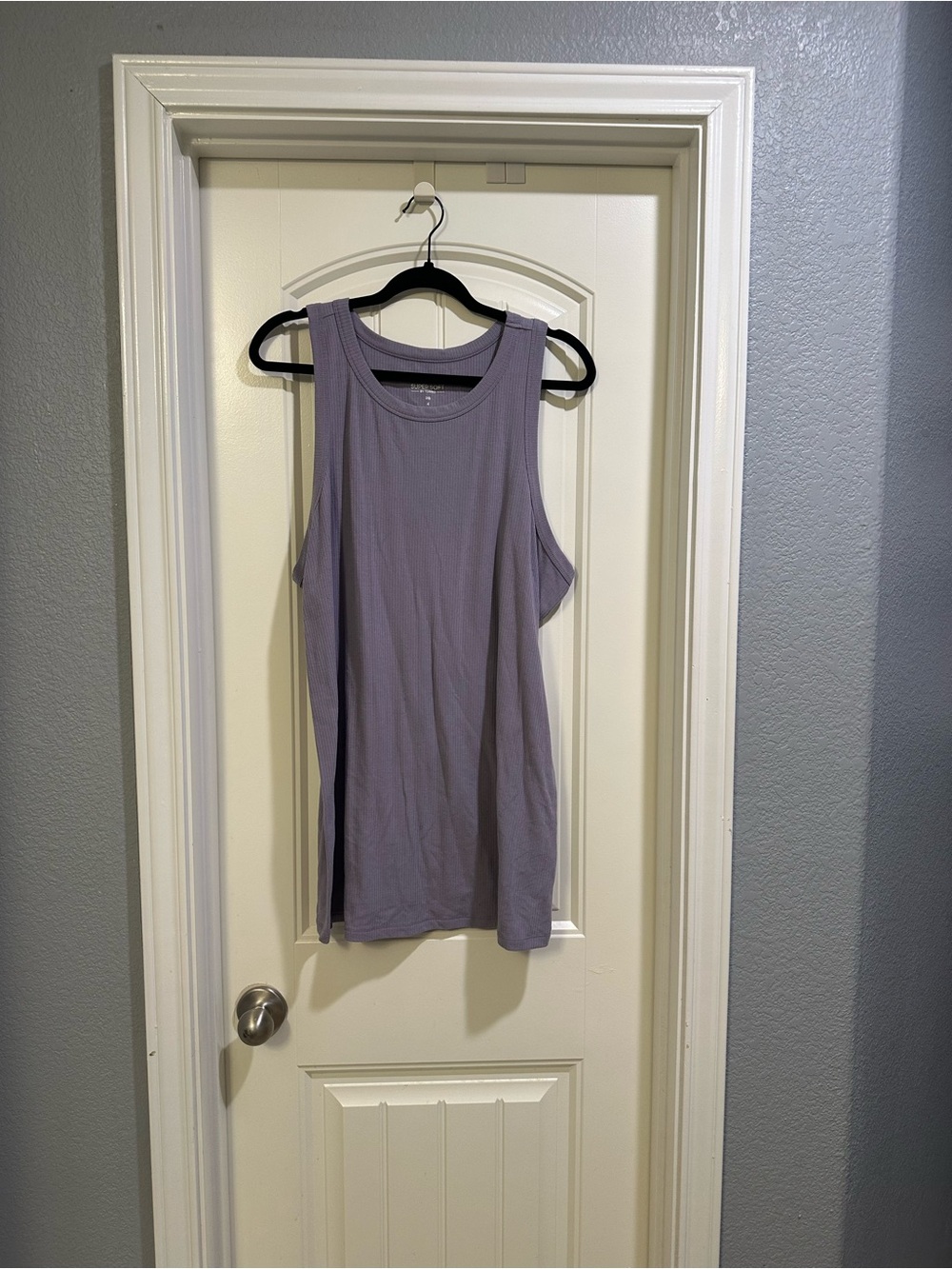 Torrid Ribbed Classic Women's Sleeveless Tank Top - Lavender